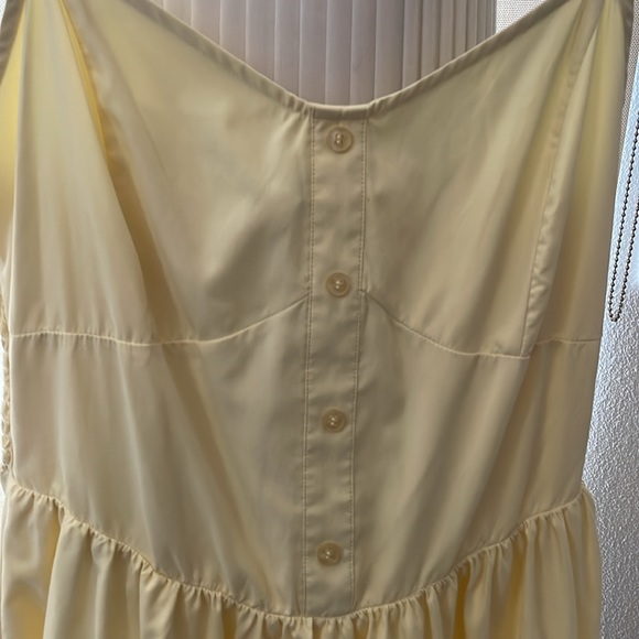 Tazga NWT Sunday Funday Pastel Yellow Spring/Summer Mini Dress - Picture 5 of 17